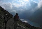 Da Valbondione salita al PIZZO RECASTELLO (2896 m.) e LAGHI DELLA VAL CERVIERA il 21 agosto 2010 - FOTOGALLERY